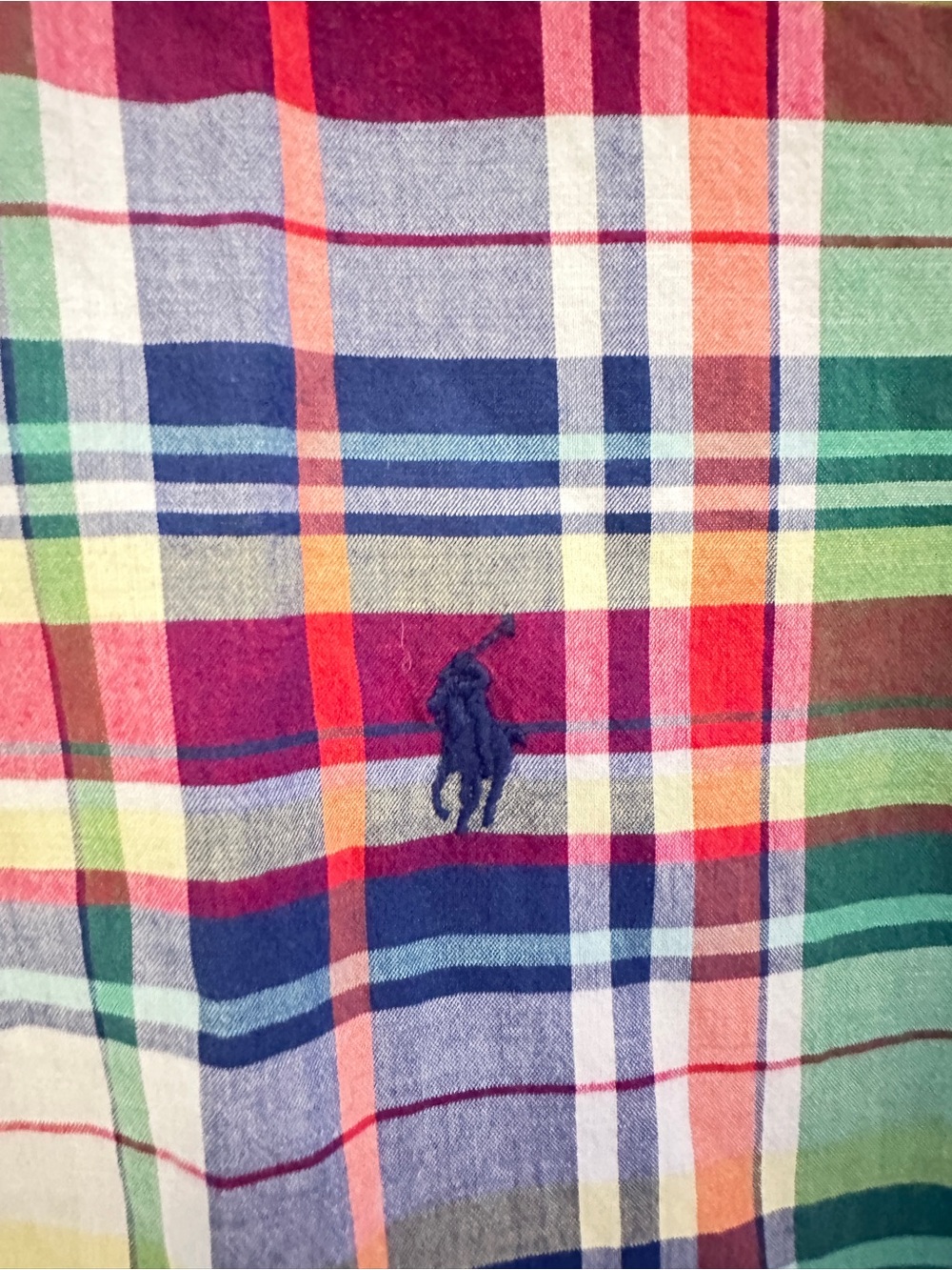 Ralph Lauren Plaid Short-Sleeve Button-Down Shirt - Picture 5 of 6